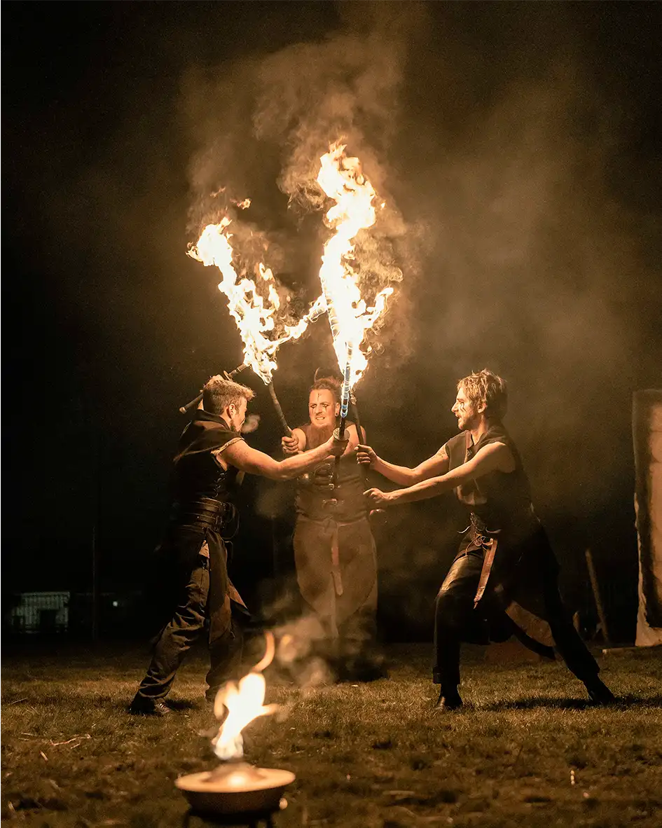 spectacle feu viking