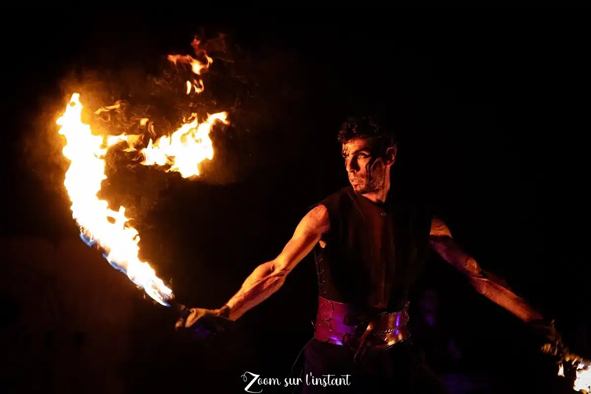 Spectacle de feu - Voluspa